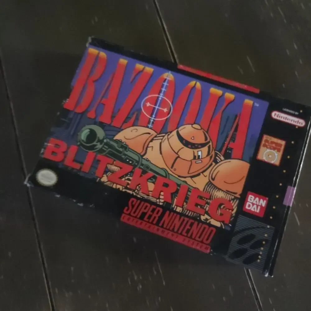 (SNES) Bandai Bazooka Blitzkrieg CIB